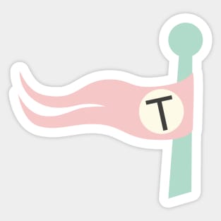 Tenenbaum Flag Sticker